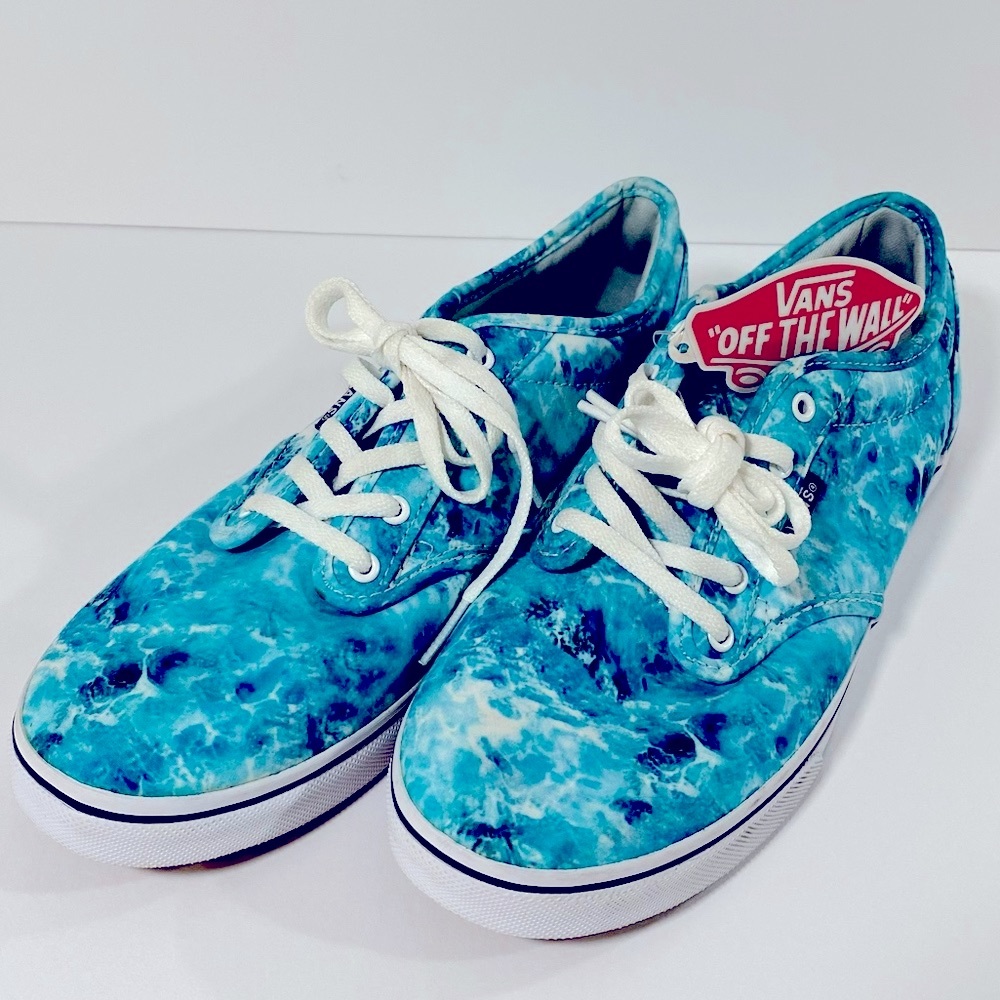 Vans, Womens, blue/white